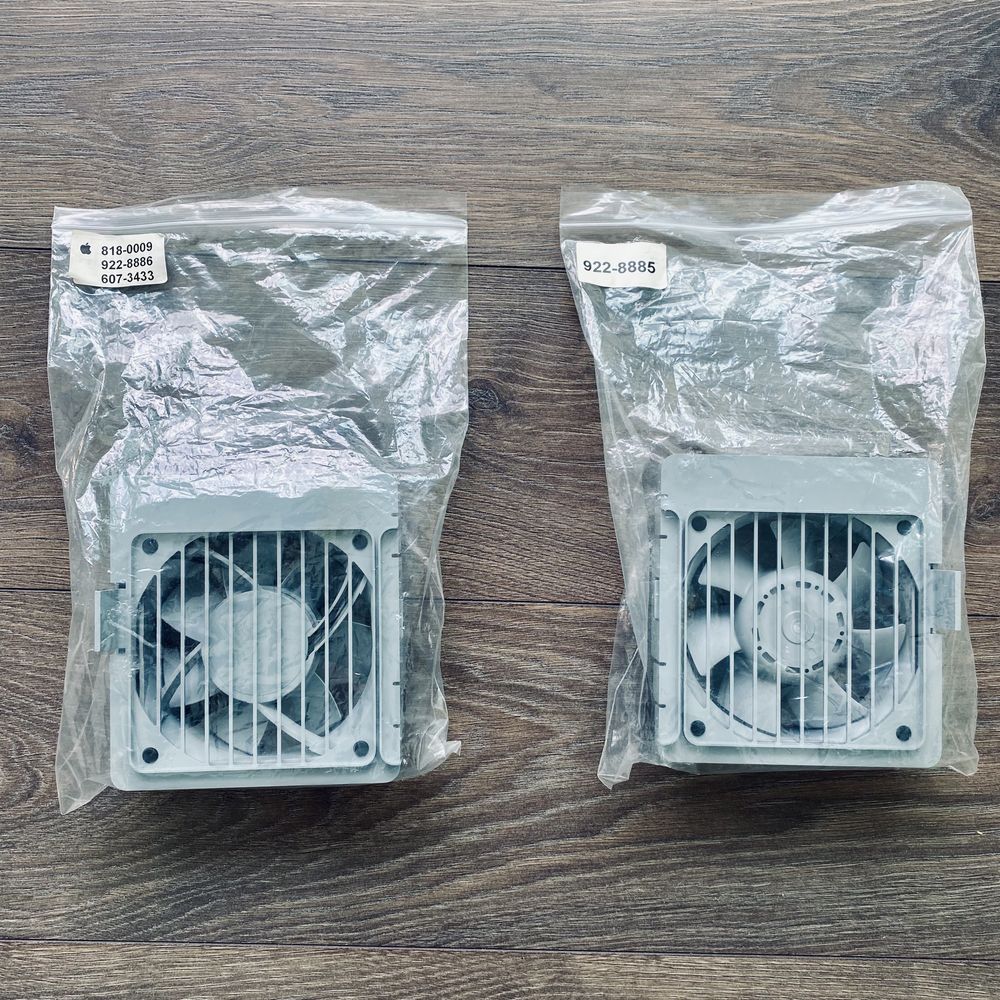 MAC PRO 4,1 e 5,1 - kit Ventoinhas CPU Frente e Trazeira - NOVAS