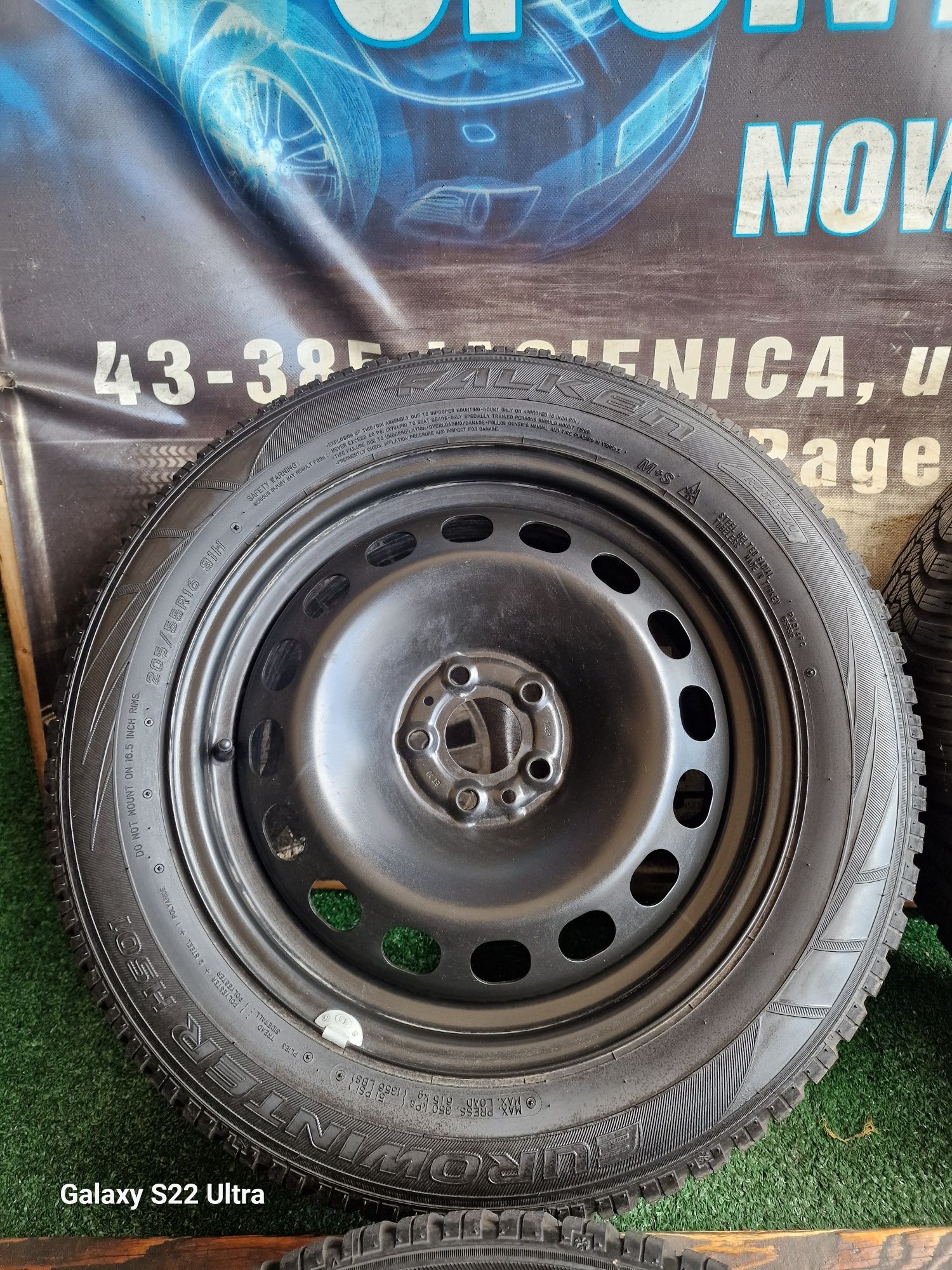 Koła zimowe 16 5×98 Fiat 500 Tipo Bravo Brava Croma Doblo Saab 9mm !!