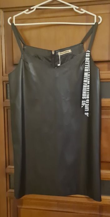 сарафан з еко шкіри