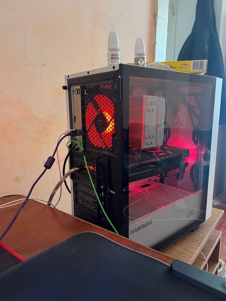 Игровой ПК RTX 6700XT, Ryzen 5 5500, ddr4 16gb ssd m2
