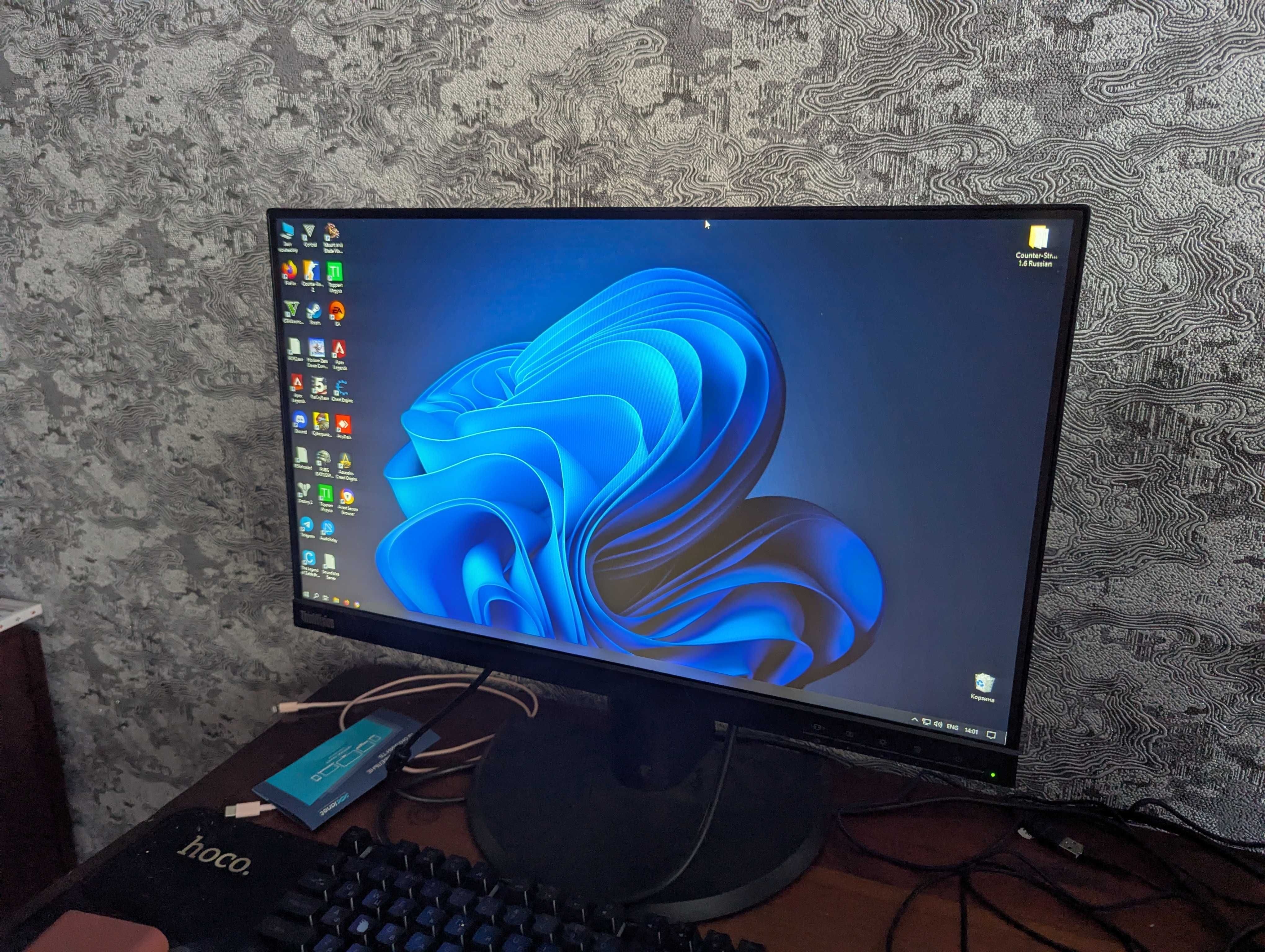 Ігровий пк SSD128gb ram 16 gtx1060 6gb 500w hdd 1tb +монітор+переферія