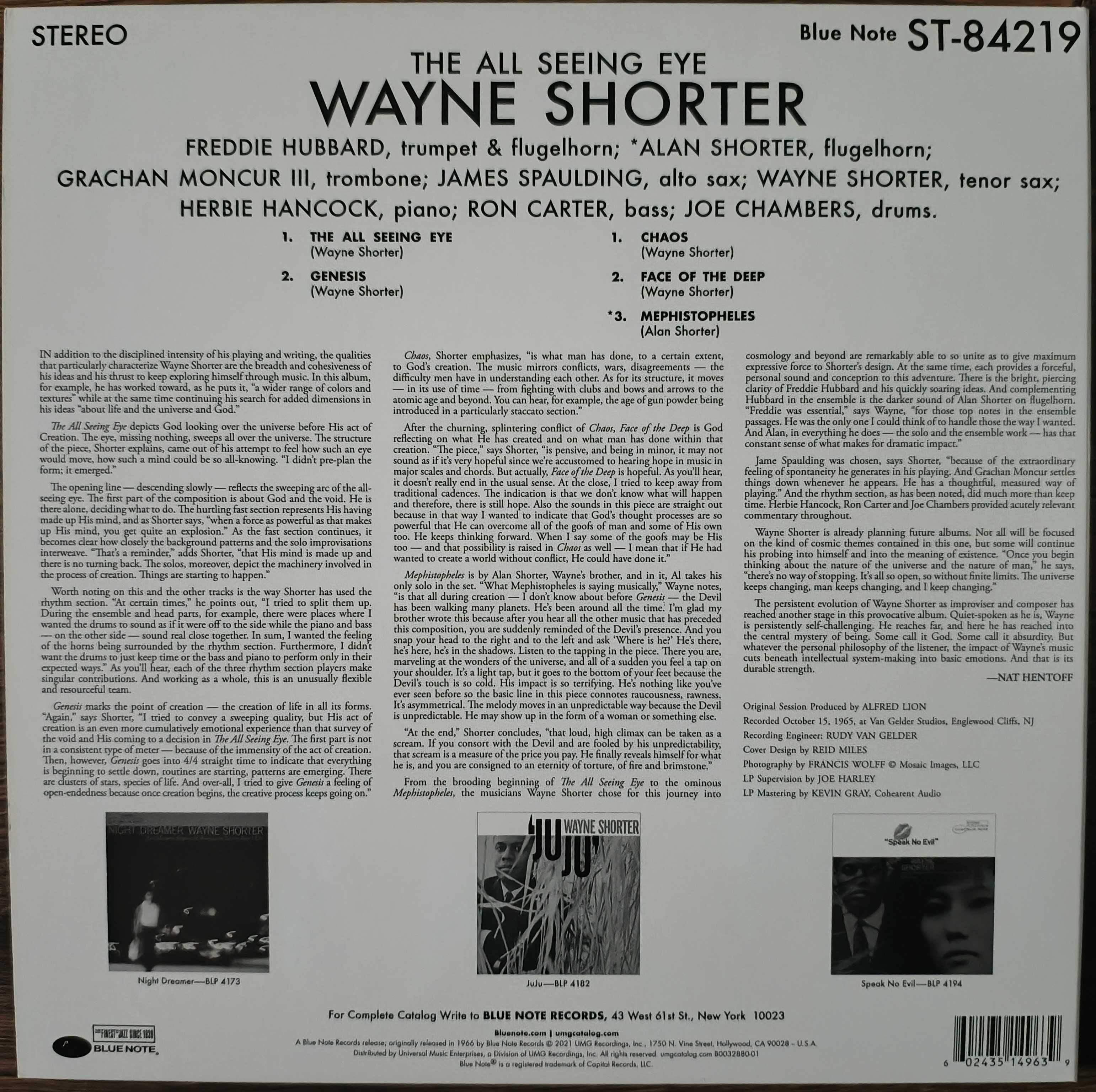 Wayne Shorter - All Seeing Eye [Tone Poet]