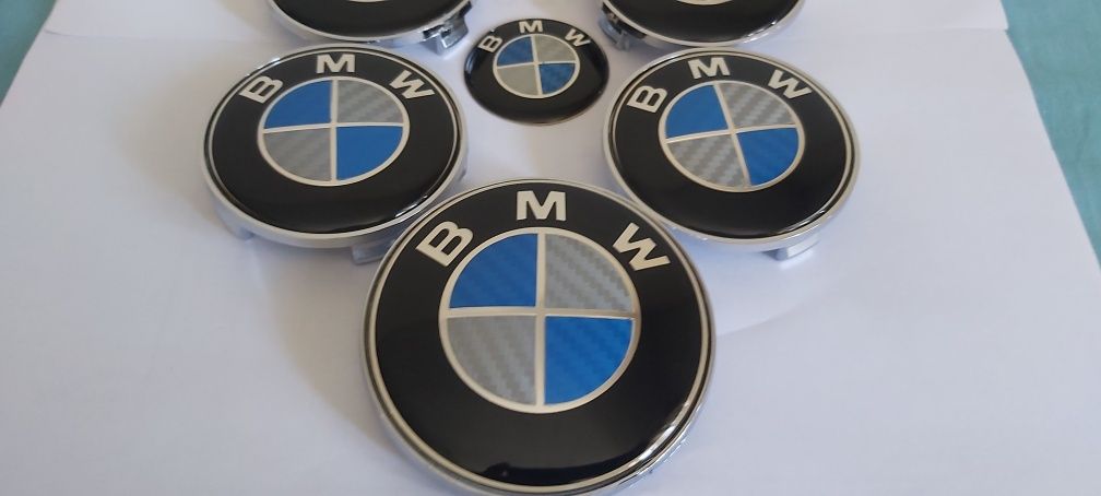 Conjunto de simbolos BMW com encaixe