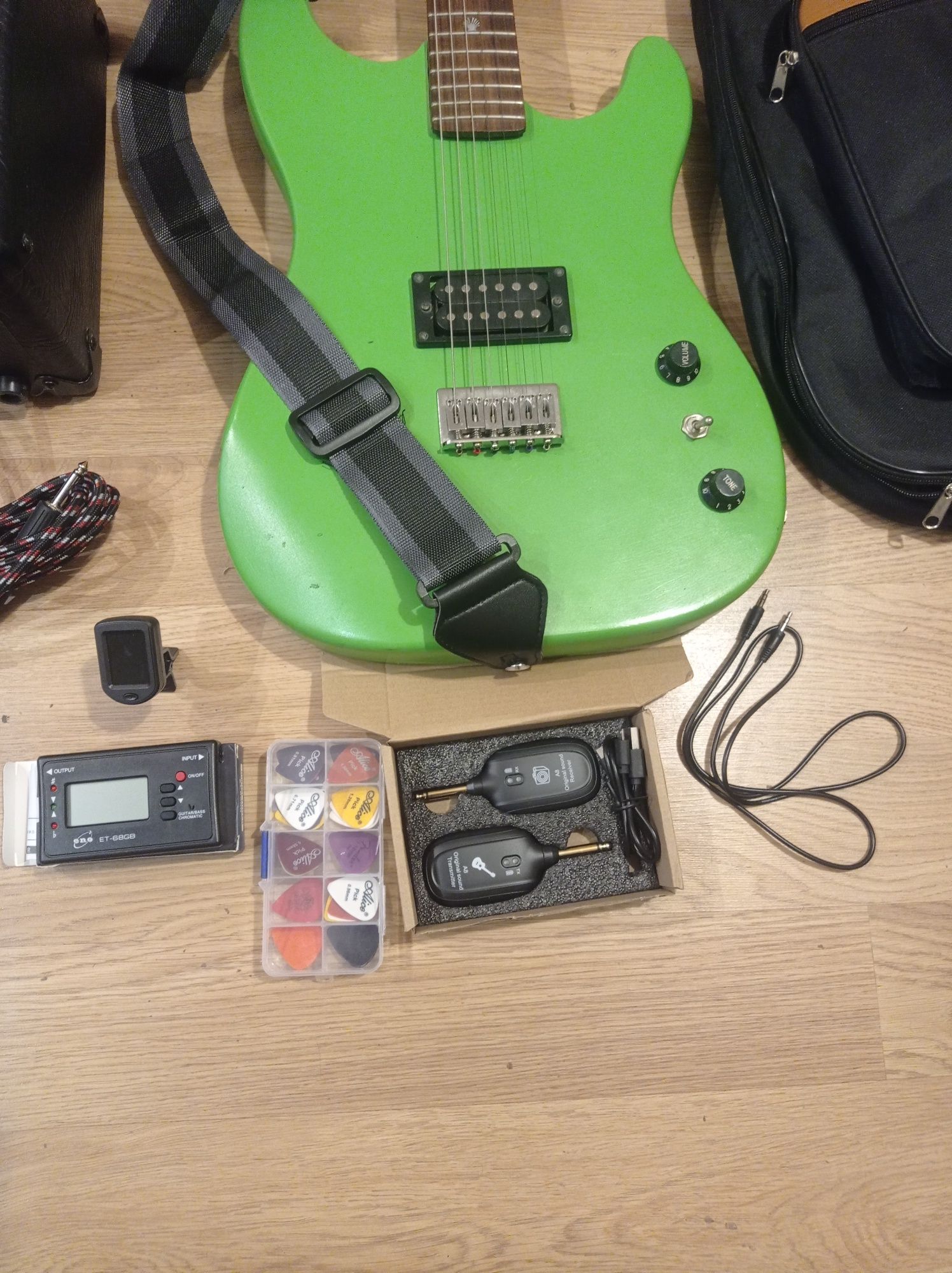 Gitara elektryczna (zestaw)