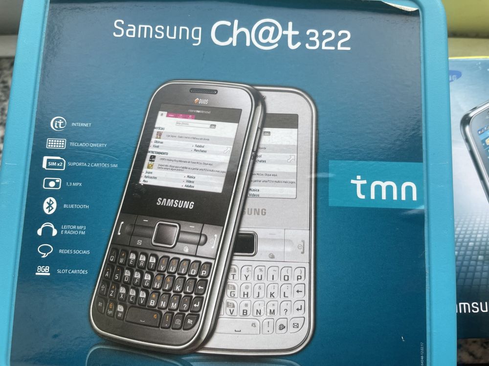 Telemovel Samsung Chat 322 dual sim usado