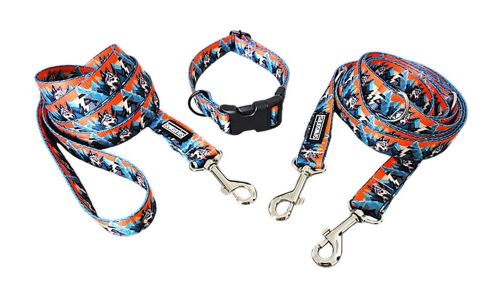 Smycz przepinana dla psa SEWSORIES ZEW NATURY długość 3 m
