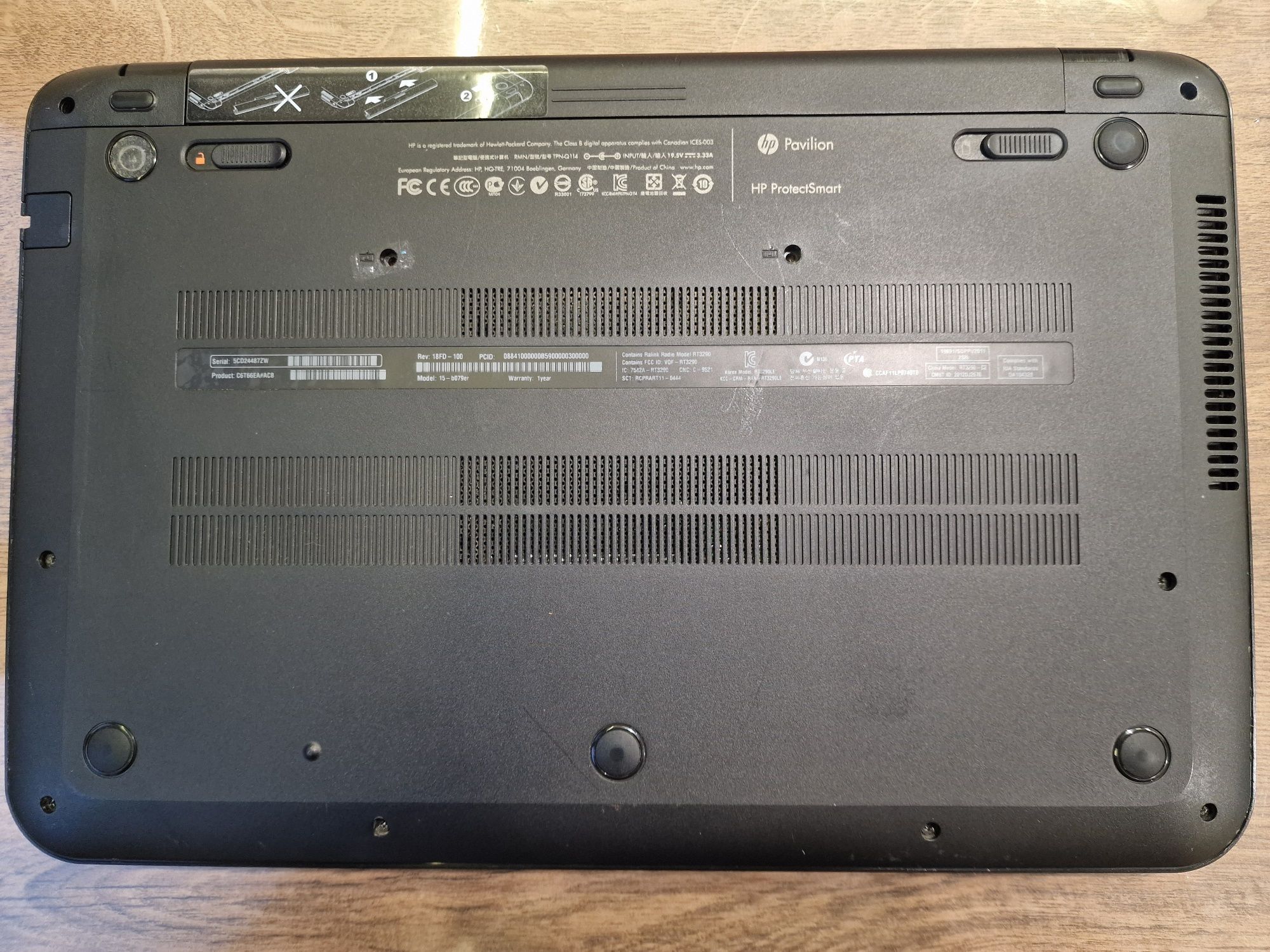 HP 15 (i5/6gb/ssd/gt630)