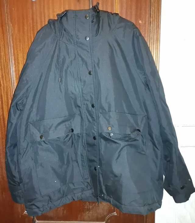 Parka Preta da Zara