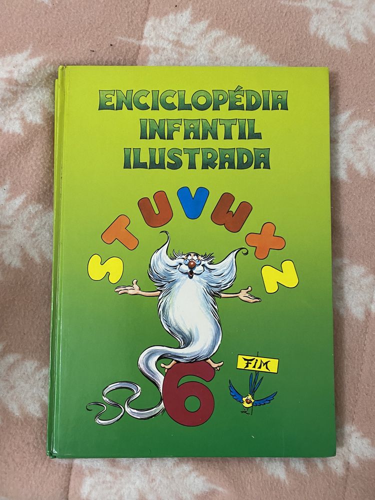 6 livros (enciclopédia infantil ilustrada)= 7 euros