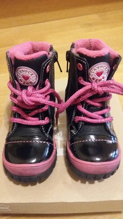 Черевики Lasocki kids, чобітки 20р, шкіряні