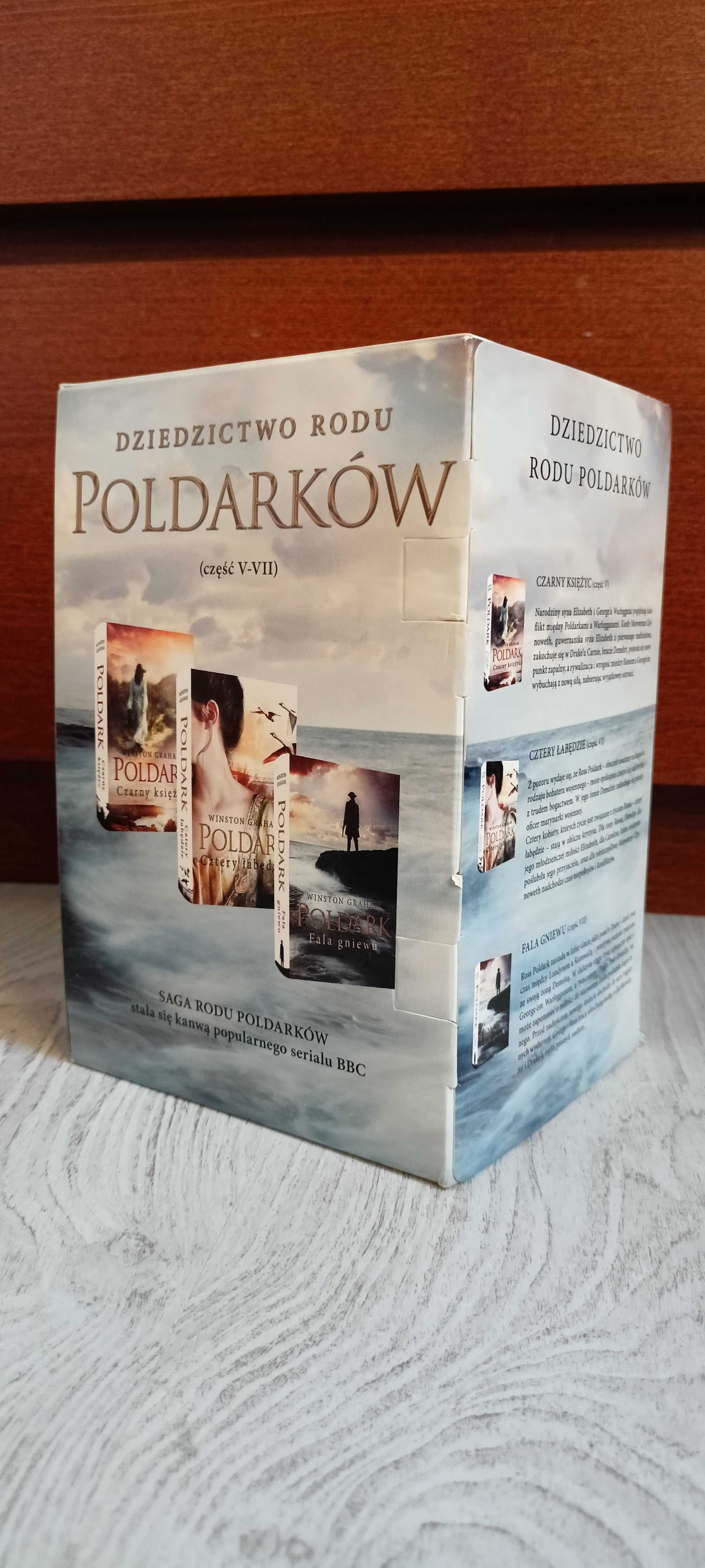 Winston Graham POLDARK Czarny księżyc + Cztery łabędzie + Fala gniewu