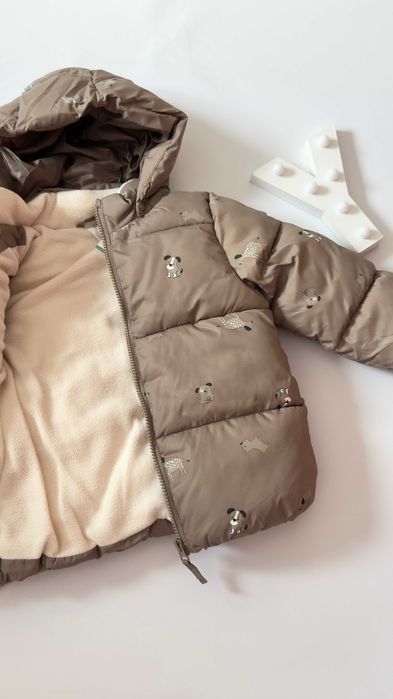 Курточки еврозима h&m на флісі ріст від 74 до 104 см