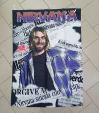 Постер , флаг Nirvana Kurt Cobain