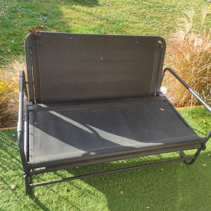 Sofa rozkładana szara ciemna