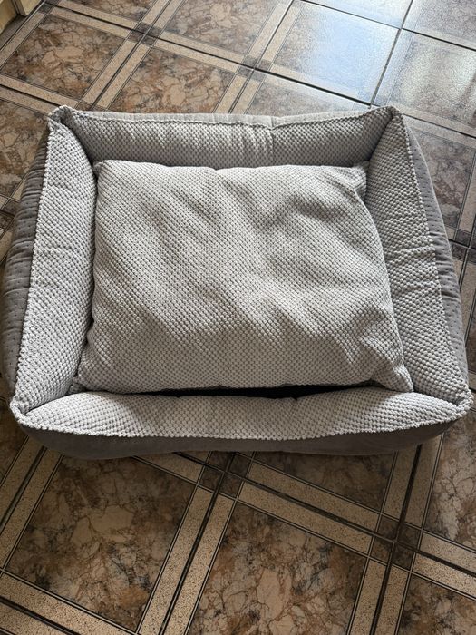 Legowisko dla psa szare duże