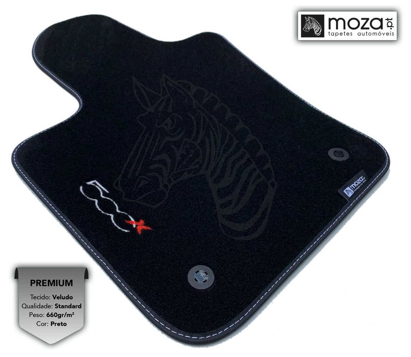 Tapetes FIAT 500 - Qualidade Original - MOZA.PT