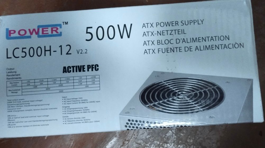Блок живлення LC-Power LC500H-12 V2.2 500W