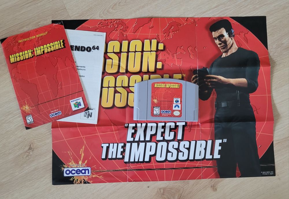 Mission Impossible na Nintendo 64 + plakat