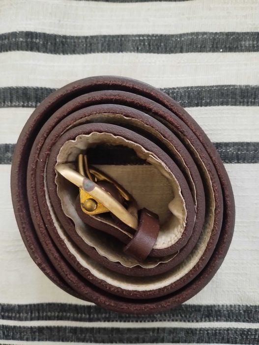 Ремень Портупея армейский офицерский кожа коричневый 2 розмір