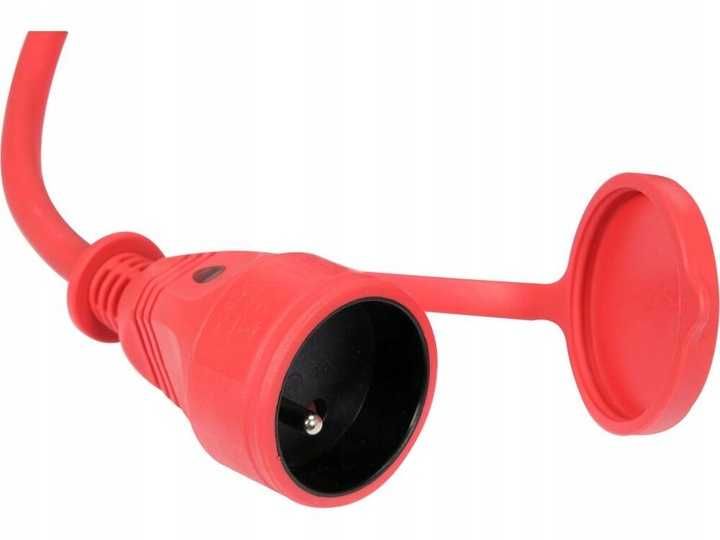 Przedłużacz Budowlany Ogrodow 20M Pojedynczy z Led 3 X 2,5MM YT-81001