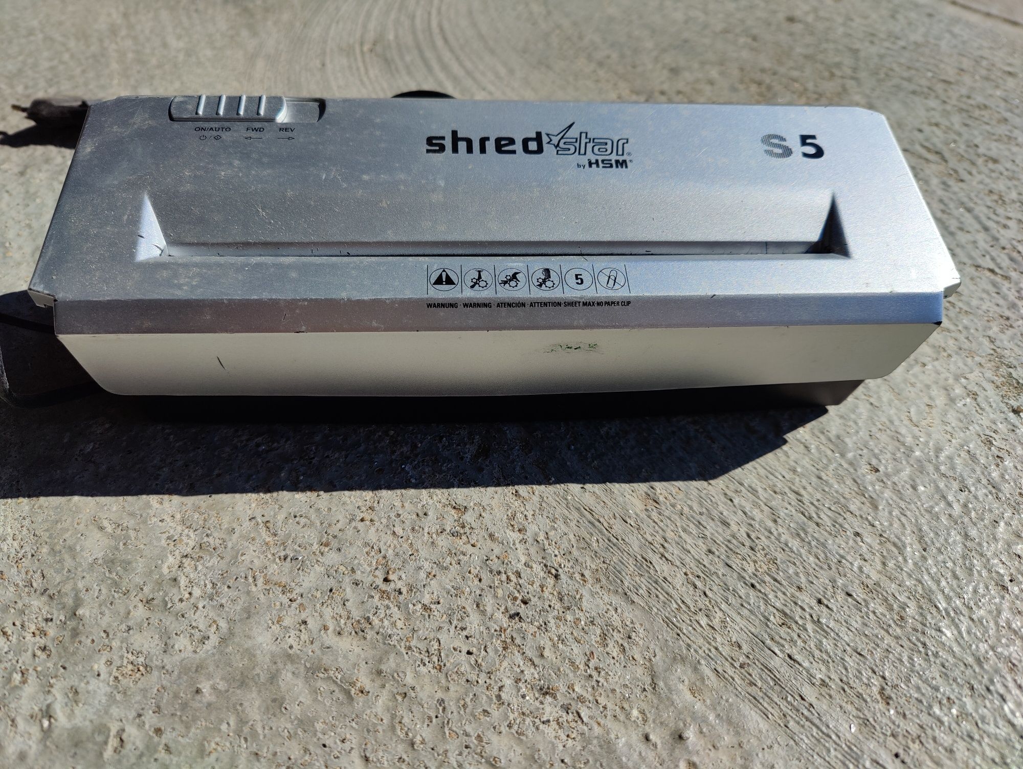 Destruidora de papel Shred Star S5