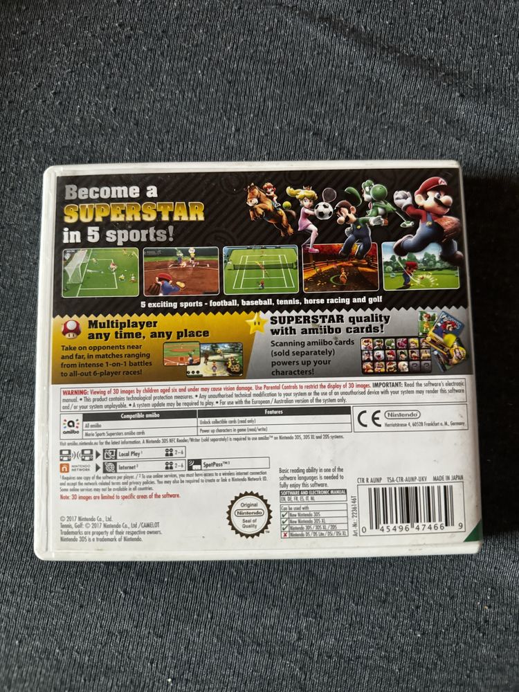 Gra mariosports nintendo 3DS