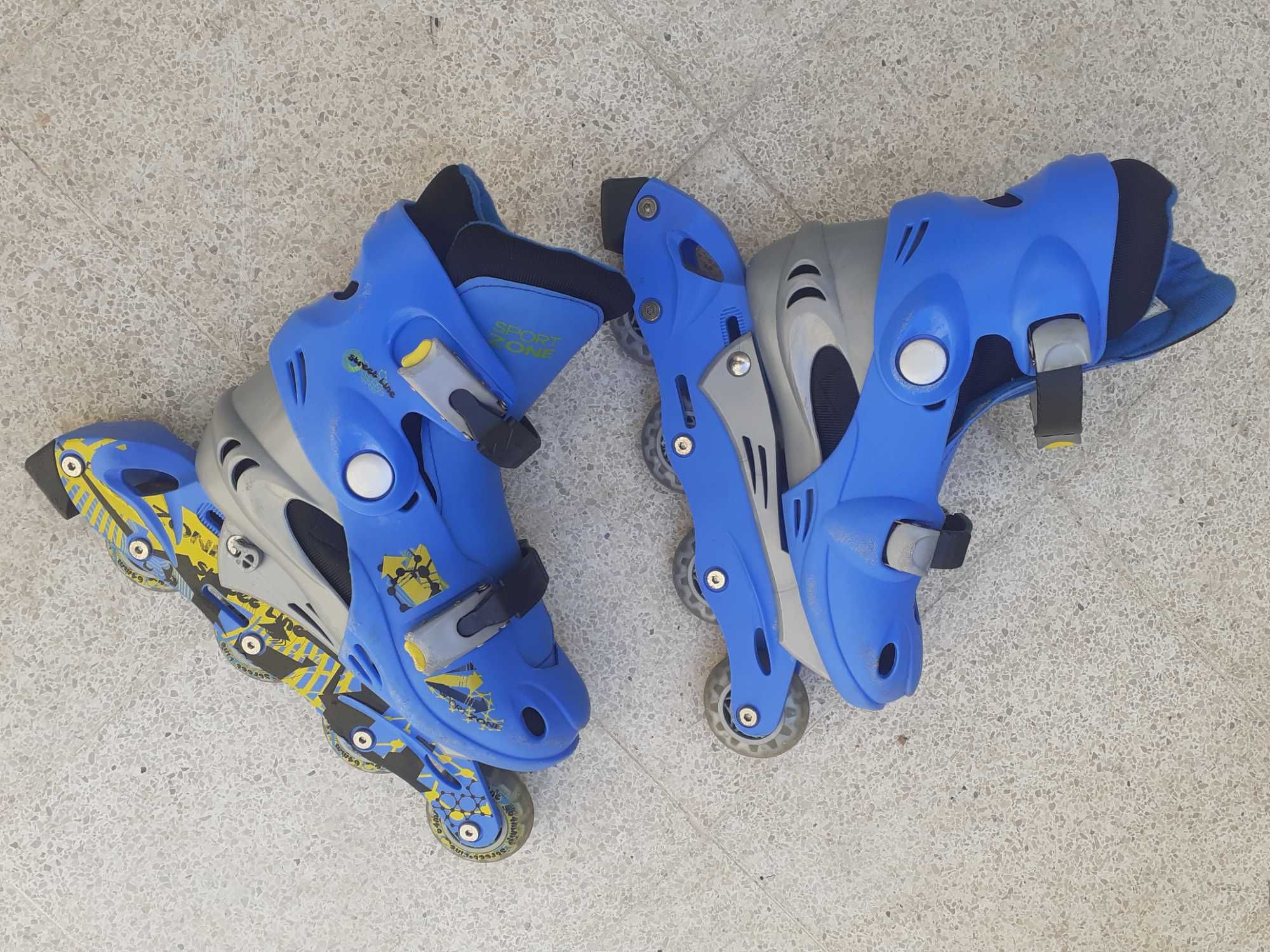 Patins em linha em bom estado (decathlon)