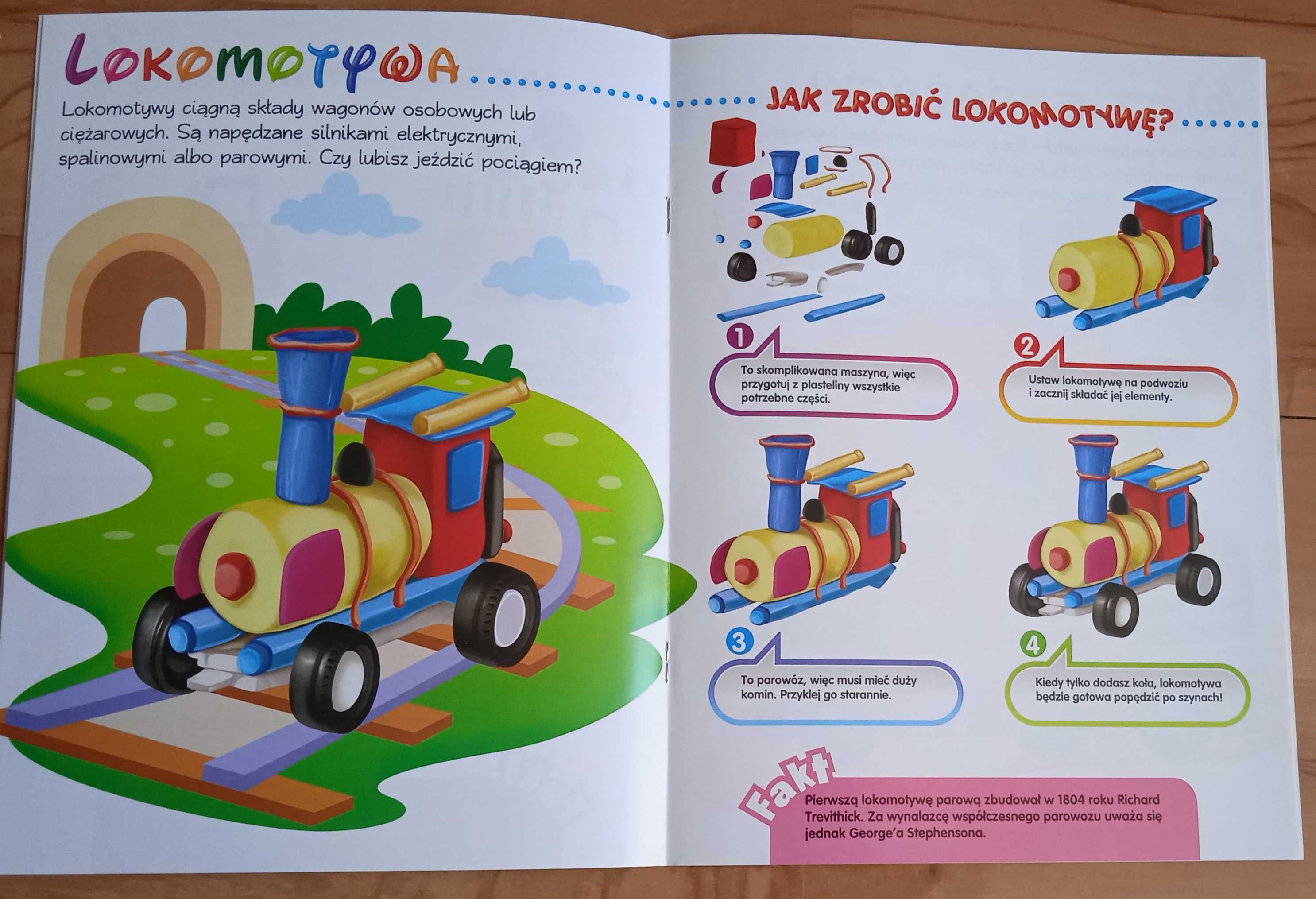 Cuda z plasteliny wesołe figurki krok po kroku Pojazdy