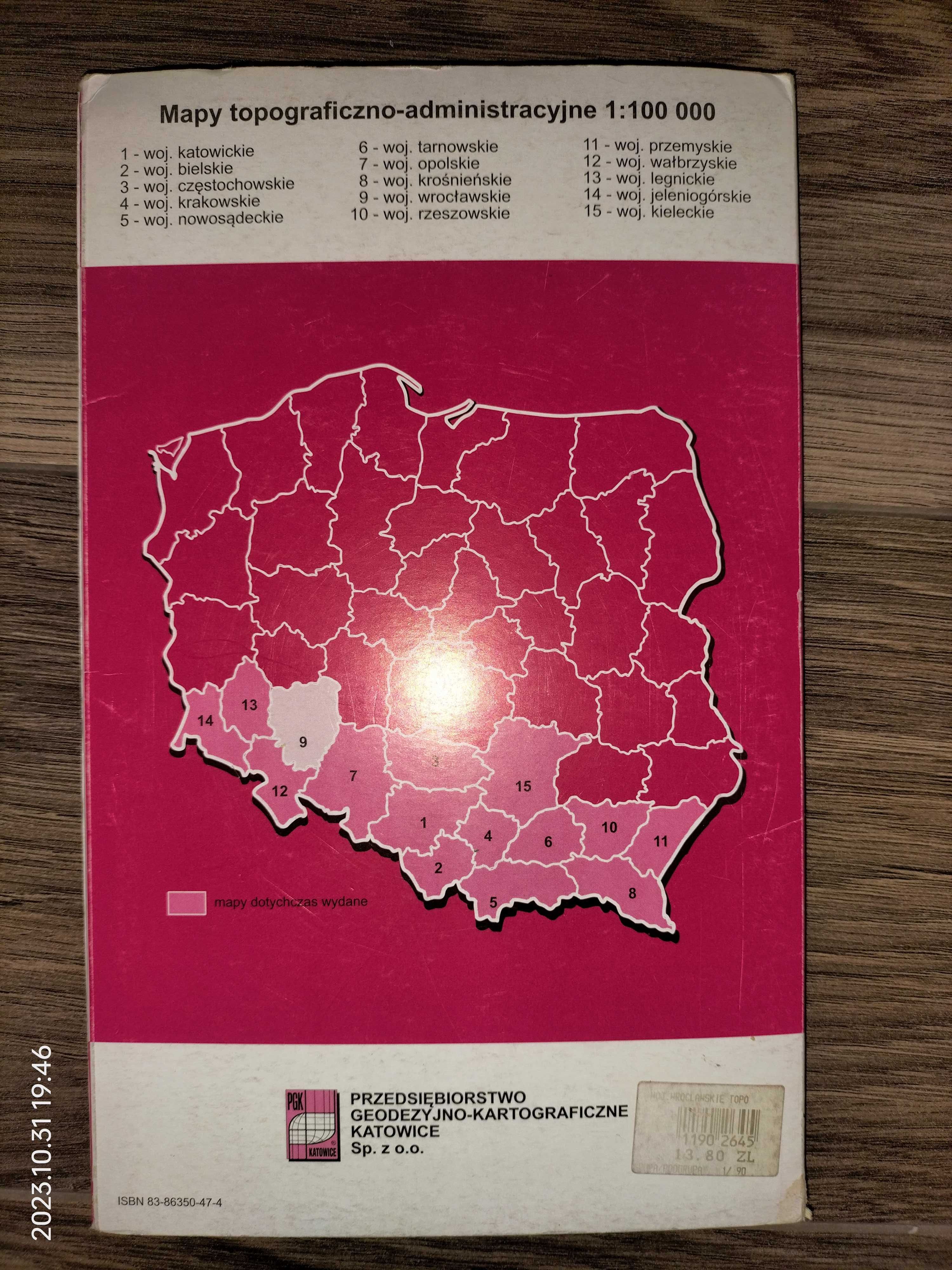 Stare mapy topograficzne Polski