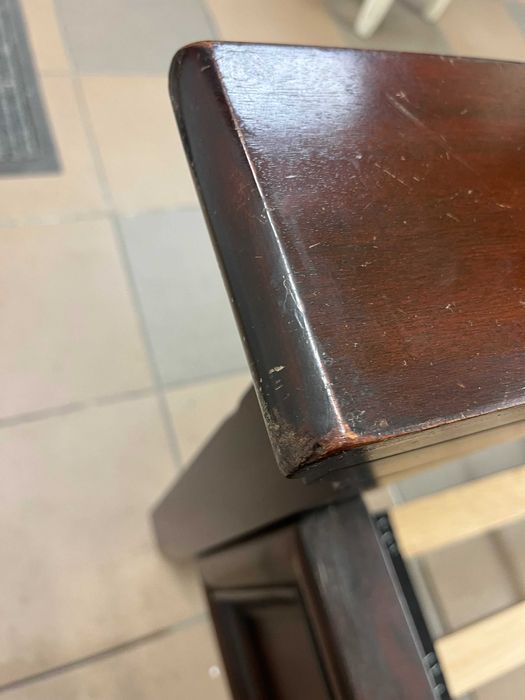 Łóżko dwuosobowe, lite drewno
