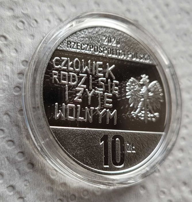 Kolekcjonerskie 10 zł 2020 r. 40 rocznica NSZZ "Solidarność", folder