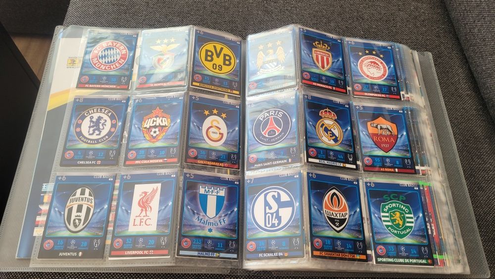 Album z kartami UEFA Champions League 2014/15 (prawie kompletny)