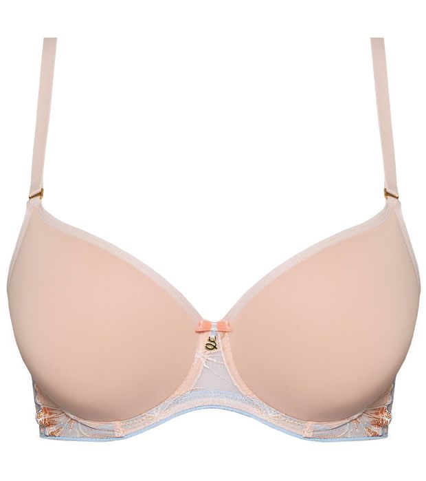 Biustonosz usztywniany Samanta Tinka A460 80E pastelowe kolory, spacer