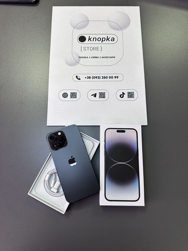 iPhone 14 Pro Max 128 Gb Black Neverlock Фіз Гарантія Обмін Фп