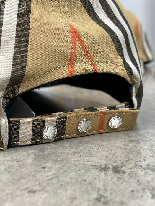 Кепка Burberry Клетка | Кепка Барбери с вышитым логотипом