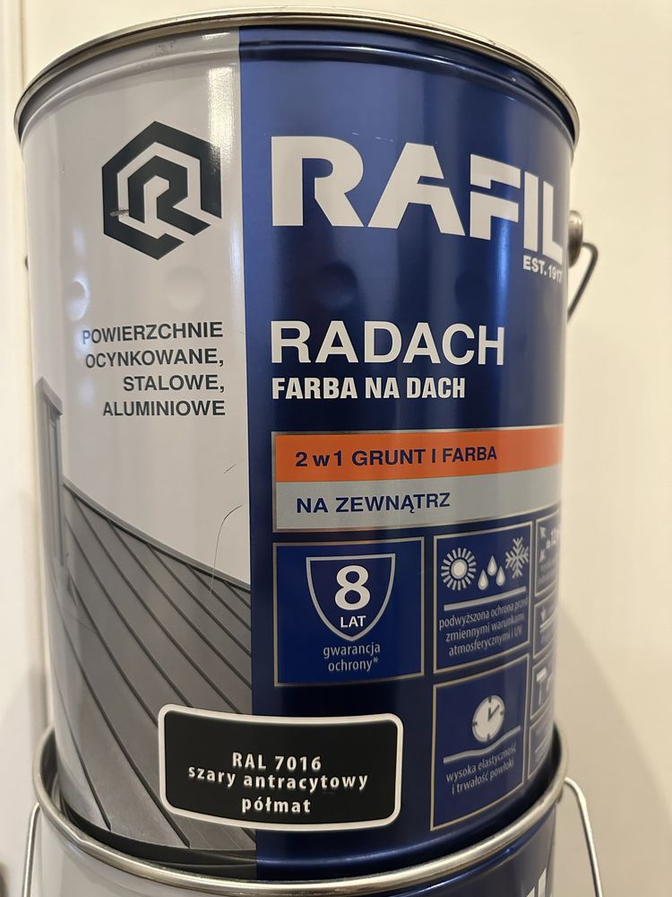 Rafil Radach 10 L , farba na dach , do metalu