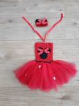Nowa Sukienka Myszka Minnie / strój kostium + opaska rozm 98/104