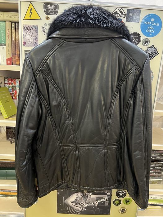 Продам шкіряну зимову куртку Emilio Mazzini Італія р. L/XL