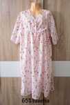 koszula nocna, rozm. 8XL, plus size, pastelowa, kwiaty wygodna vintage