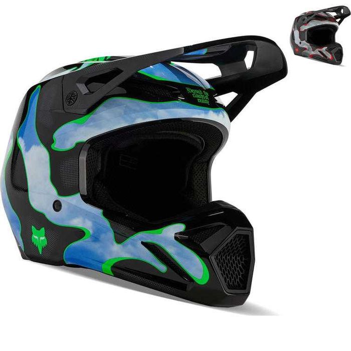 Kask na crossa,enduro,quada,Mx Fox V1 Ktm, Honda,Kawasaki,Yamaha