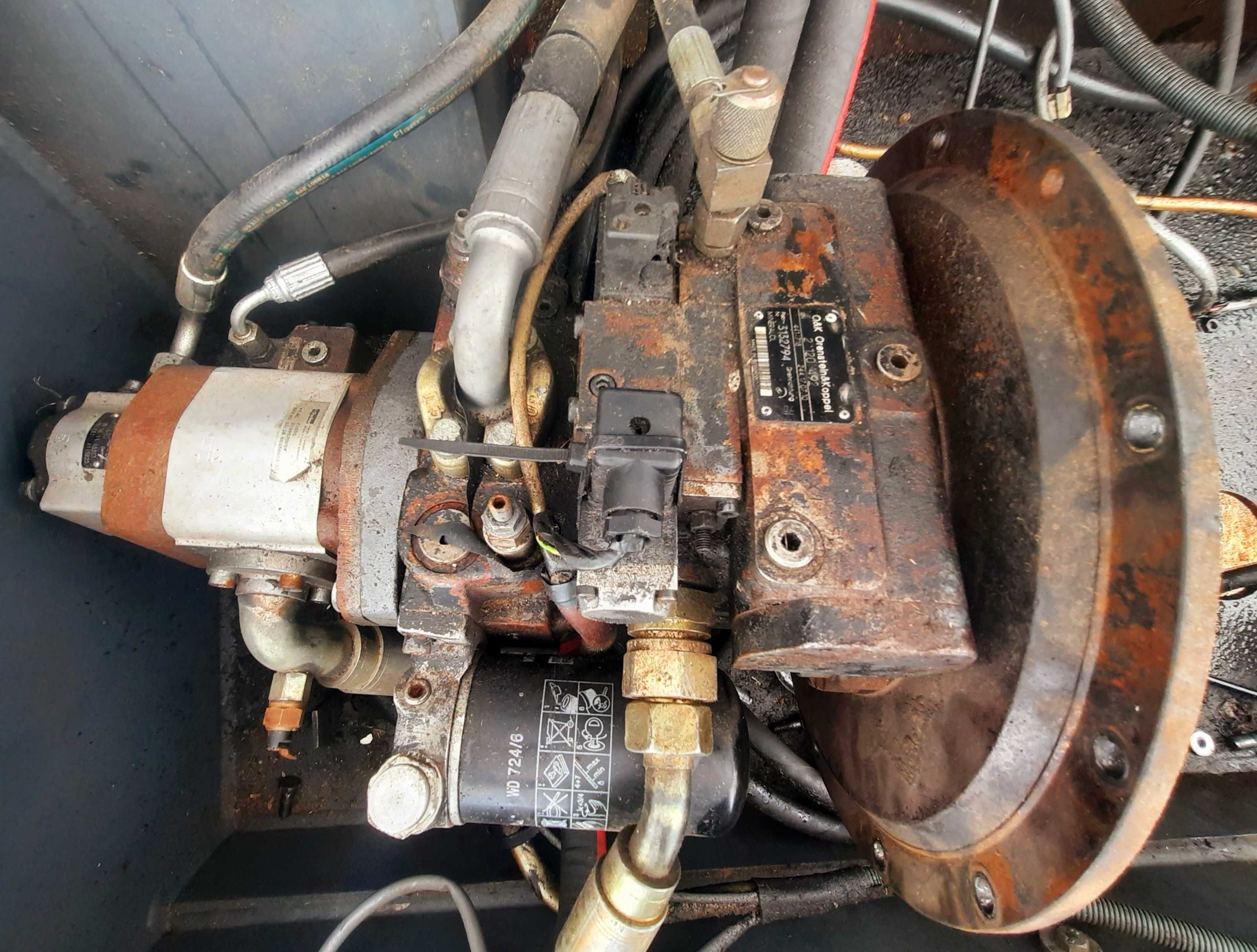 pompa hydrauliczna hydromatik a4vg56da ładowarka pompa jazdy