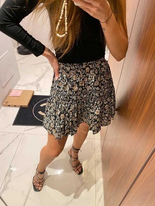 Spódnica w kwiatowy print ZARA