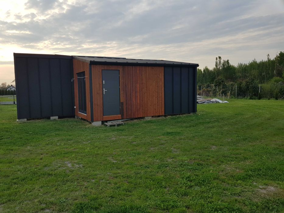 Domek drewniany caloroczny 35m do przeniesienia