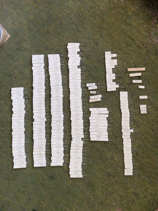 Rezystory mocy ceramiczne nowe/używane 215 sztuk