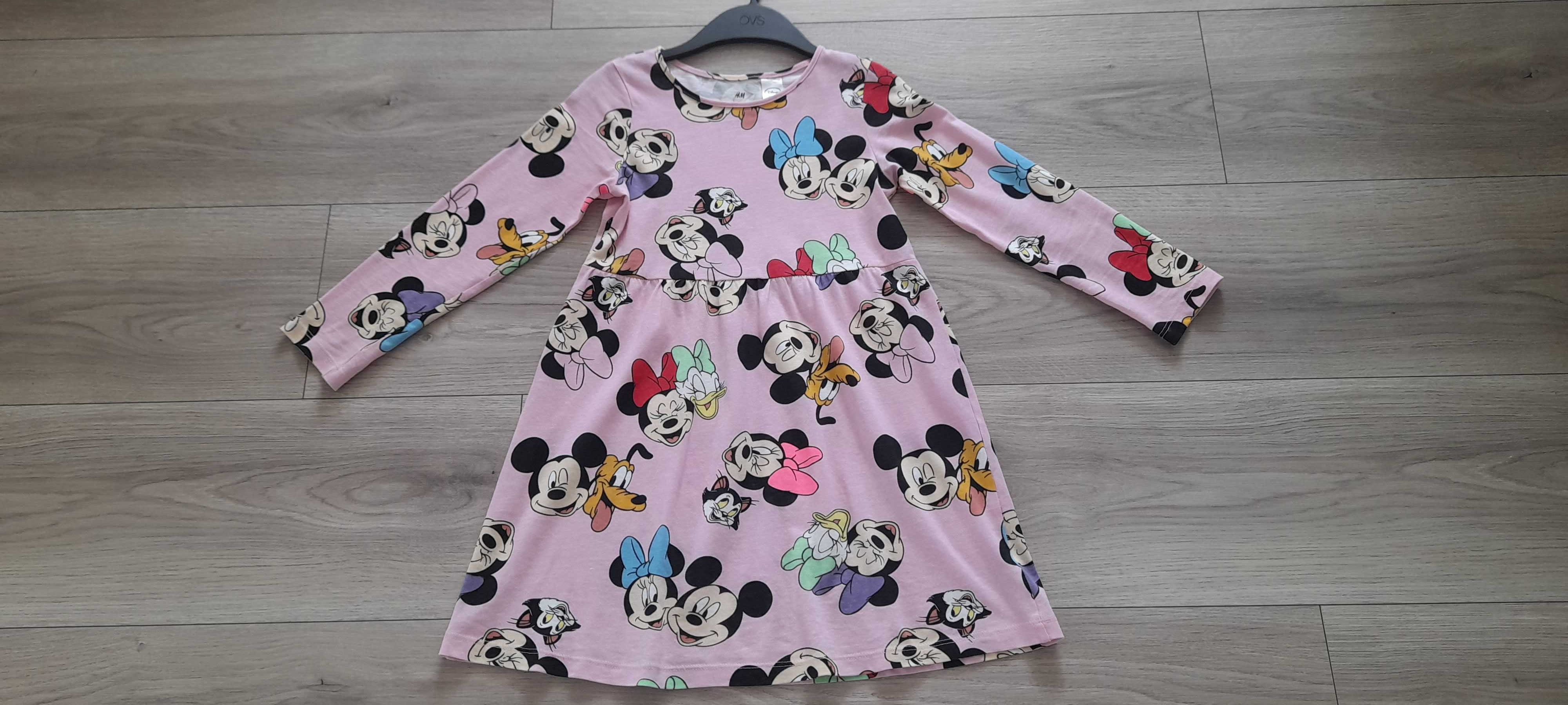 Sukienka H&M Disney Myszka Minnie Daisy dla dziewczynki rozm 110 / 116