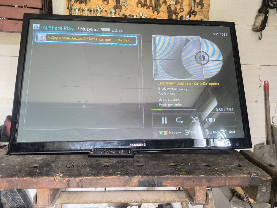 Telewizor plazmowy Samsung Uszkodzony