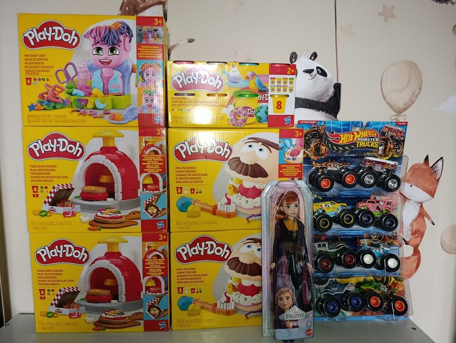 Ciastolina Play doh dentysta stomatolog pizza piec do pizzy fryzjer