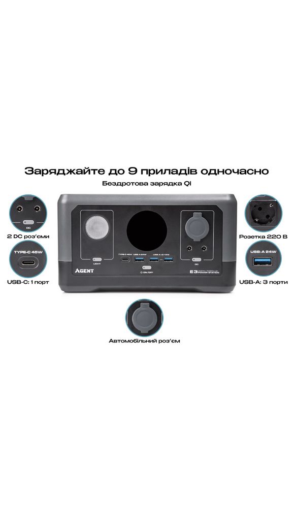 Портативная электростанция AGENT Е3