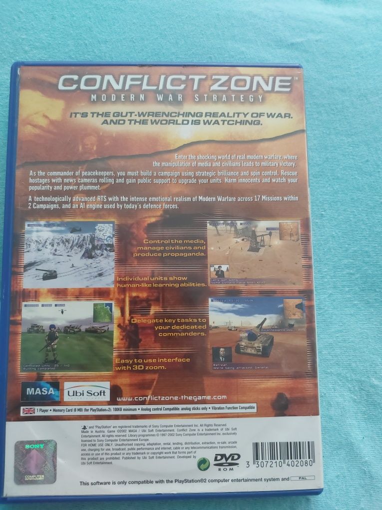 Gra conflict zone playstation 2