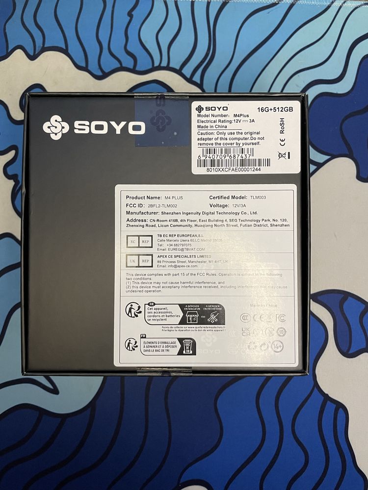 Mini PC/Міні ПК SOYO M4 PLUS: 16GB DDR4 M.2 512GB SSD Intel N100 NEW